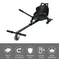 thumbnail image 6 of Meoldis Hoverboard Seat Go Kart Attachment - Multi-Compatibility Kids & Adults Hoverboard to Kart Converter, Adjustable Frame Fits 6.5" to 10" Hoverboards, 6 of 8