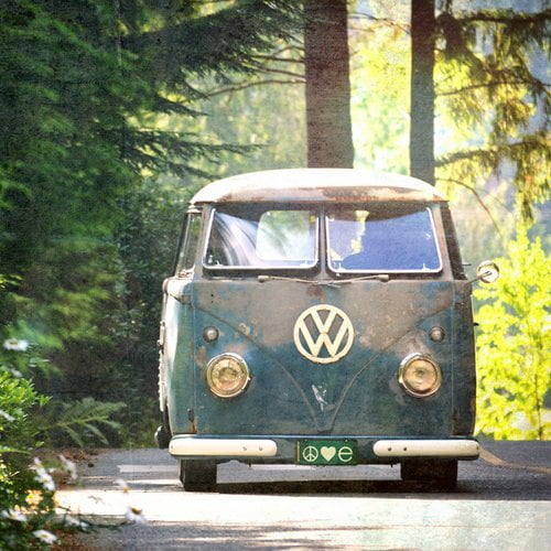 Marmont Hill "Peace Love Nature" by Robert Dickinson Painting Print on Canvas