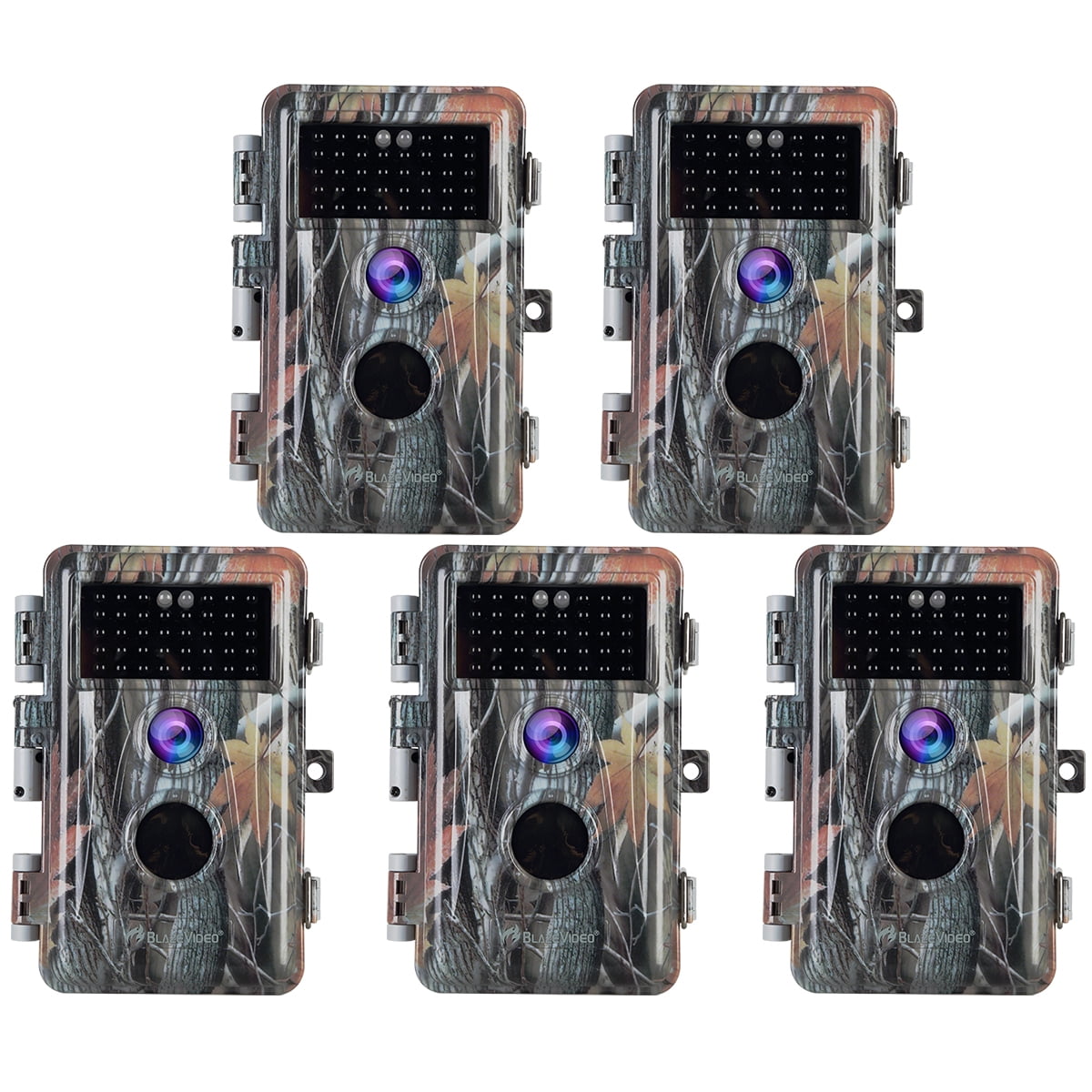 Implications Come up with for me 5-Pack 24MP 1296P H.264 Video Trail Hunting Deer & Wildlife Game Cameras  Hunter Scouting Tree and Field Cams with 0.3S Trigger Motion Activated  Waterproof Night Vision No Glow Video Model - Walmart.com