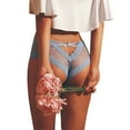 thumbnail image 2 of VISgogo Bragas de encaje transparentes sexy para mujer, calzoncillos de color sólido, rojo vino / negro / púrpura / azul VISgogo moda, 2 of 9
