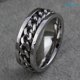 thumbnail image 3 of Anillo De Dedo De Acero Inoxidable A La Moda, 3 of 3