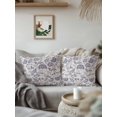thumbnail image 3 of 1 Pack Outdoor Throw Pillow, Vintage Spring Floral Waterproof Pillow with Insert Included, Farmhouse Botanical Decorative Accent Cushion Sofa Pillows for Patio Porch, 16 x 16 In, 3 of 8