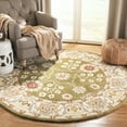 thumbnail image 2 of SAFAVIEH Anatolia Sandy Floral Runner Rug, Moss/Ivory, 2'3" x 8', 2 of 10