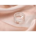 thumbnail image 4 of Adjustable Magnetic Pure Copper Rings for Women, Love Heart Gift( Sliver 2PCS), 4 of 5