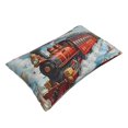 thumbnail image 2 of Fotbe Red Train Hot Air Balloon Pillow Cases - Envelope Closure - Luxury, Extra Soft, Cooling Pillow Covers - Wrinkle, Fade, Stain Resistant-14"x20", 2 of 8