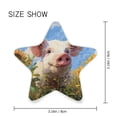 thumbnail image 3 of Star Night Light Auto On/Off Plug-in Wall Light with Light Sensor Warm White LED for Home Party Cute Pig with Sunflower Field, 3 of 6