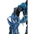 thumbnail image 6 of 20"H Large Blue Frozen Dragon On Arch With Wyrmling By Ice Stalagmite Statue, 6 of 11