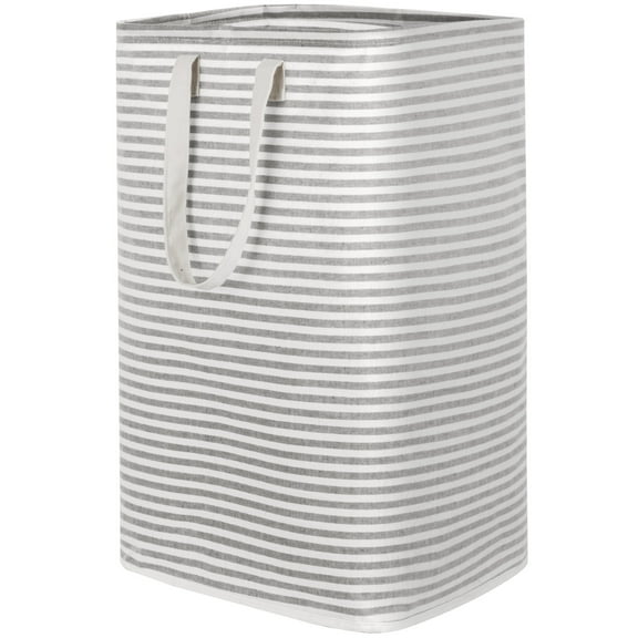 Lifewit Large Freestanding Laundry Hamper Collapsible Basket with Handles for Clothes Toys, Grey