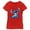 Red, variant on Girl's Lilo & Stitch Sitting Pose  Graphic Tee Red Large