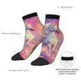 thumbnail image 6 of Pofeuu Colorful Cloud White Horse Print 30cm Socks, Adult Running Hiking Socks for Youth and Adult, 6 of 7