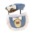 thumbnail image 3 of Almencla Dog Cat Cowboy Costume Set Accessories Decorations Pet Clothes for Cats Dogs B, 3 of 8