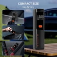 thumbnail image 6 of Car Tire Air Pump Portable, 150PSI Cordless Tire Inflator with Digital Pressure Gauge, Auto Shut Off, 3X Faster Inflation, Air Compressor for Car Tires, Motorcycle, Bike, Ball, Black, 6 of 7