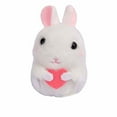 thumbnail image 2 of Cute Rabbit Plush Toy Stuffed Animal For Gift, White Plushie With Heart Design, Soft Plush Toy For Home Decor And Collection, 1 Piece, 2 of 6