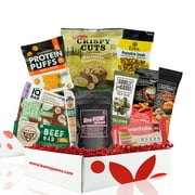 Sampler Keto Snack Box,Healthy Protein Snack Variety Pack Basket - 12 Count