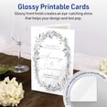 thumbnail image 3 of Avery Printable Greeting Cards, 5.5" x 8.5", Glossy White, 50ct, 3 of 11