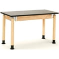 thumbnail image 2 of NPS Signature Series 30x60" Science Lab Table with Chem-Res Top in Oak, 2 of 2