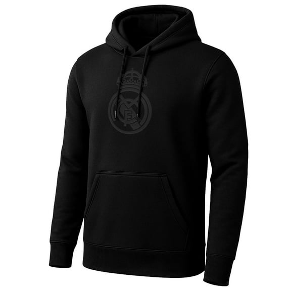 Icon Sports Officially Licensed Real Madrid CF "Blackout" Pullover Hoodie, Men's Medium