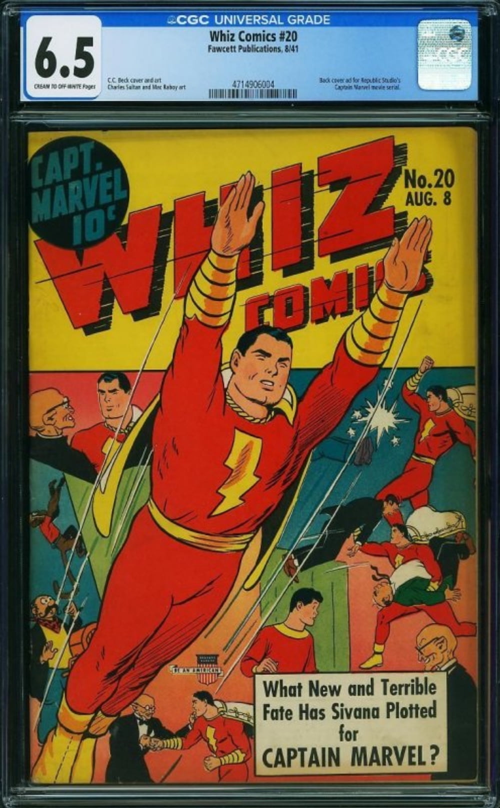 Cover of Whiz Comics #20