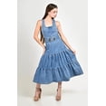 thumbnail image 4 of Vestido denim con cinto Roman Fashion /Juvenil, 41548 (Azul medio) azul M, 4 of 6