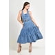 thumbnail image 4 of Vestido denim con cinto Roman Fashion /Juvenil, 41548 (Azul medio) azul G, 4 of 6