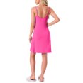 thumbnail image 3 of INSPIRE CHIC Women's Soft Modal Sleeveless Sleepdress V-Neck Nightgown with Adjustable Straps X-Large Hot Pink, 3 of 6