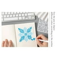thumbnail image 5 of 6 Pcs Leaf Drawing Stencil Journal Stencils Flowers Stencils for Scrapbook, 5 of 11