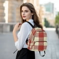 thumbnail image 6 of ALAZA Rustic Checkered Womens Travel Laptop Backpack Large Daypack Ladies Shoulder Bags S, 6 of 7