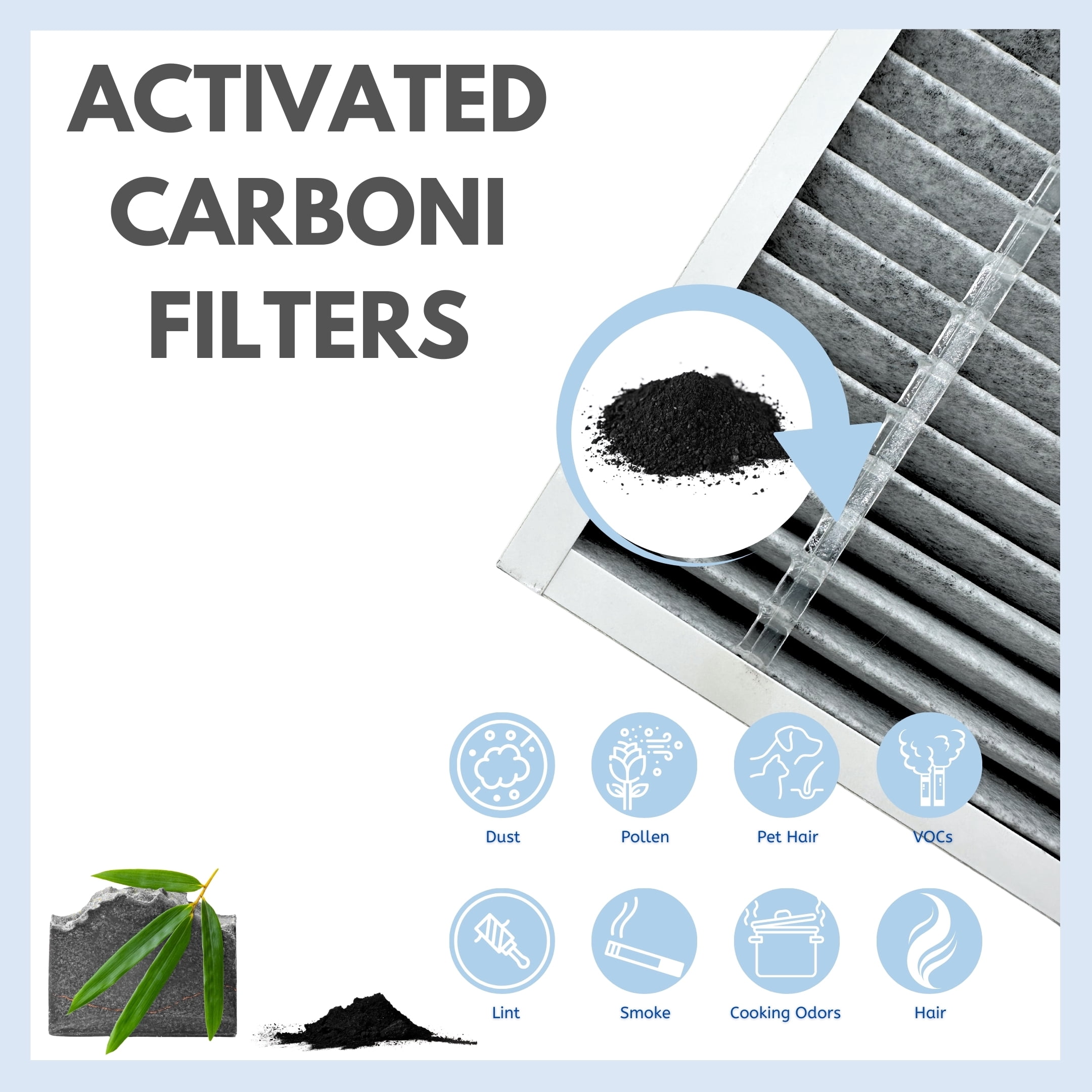 Nispira F2 FAPF-F2-O HEPA Filter Replacement Compatible with 3M Filtrete F2 Odor Air Purifier FAP-C02-F2 FAP-T03-F2. 4 Filters