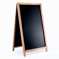 thumbnail image 1 of VersaChalk VC113-B A-Frame Rustic Wood Indoor Outdoor Free-Standing Chalkboard, 1 of 5