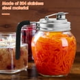 thumbnail image 2 of Duety Mason Jar Tapas de Pico Abatible Tapa de Pico de Acero Inoxidable con Asa Tapa de Pico de Diseño Antideslizante Buen Sello Tapa de Pico Fácil de Usar Adecuada para Frascos de Albañil, 2 of 8