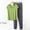 D Mint Green, variant on PRINxy Women's Modal Loungewear Lightweight Summer Cooling Clothes Short Sleeve V Neck Top & Loose Elastic Waist Pant 2 Piece Sleepwear Sets Red XXL