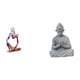 thumbnail image 1 of Estatua de resina,Figura ornamental de resina con estatua de un pensador sentado,Estatua de mono,Estatua de Buda Mono para Interior y Exterior Budista,Figura en miniatura de alguien, 1 of 8