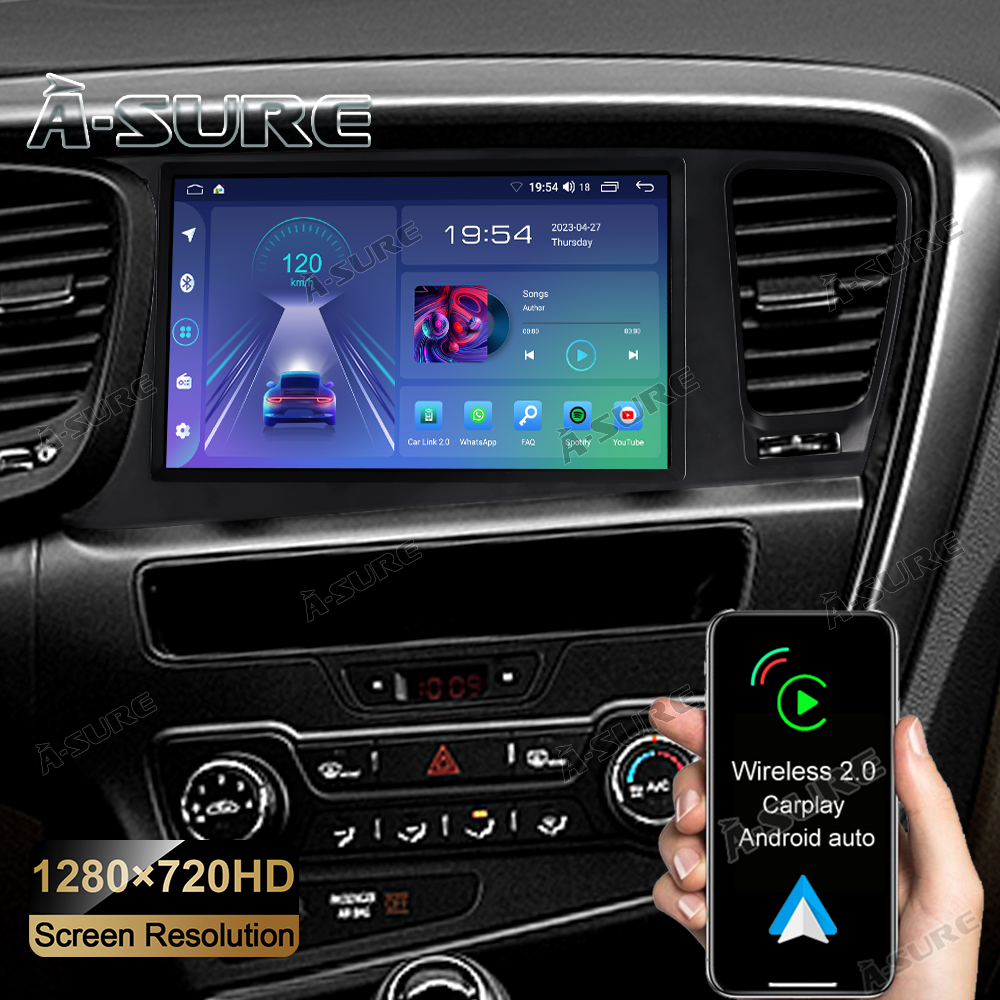 Stereo 7 Pollici Per Jeep Wrangler E Chrysler – CarPlay Wireless E Android Auto Con Bluetooth 5.0 E Camera Posteriore