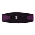 thumbnail image 2 of Jacob Alexander Men's Solid Color Cummerbund - Eggplant Purple, 2 of 5