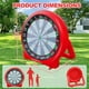 thumbnail image 4 of Bomba inflable gigante Dartboard GYMMALL, 183 cm, impermeable, 4 of 9
