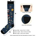 thumbnail image 3 of FREEAMG Space Compression Socks Women Men Long Stocking (20-30mmHg) Travel Knee High Stockings for Athletic Sports,Running,Cycling,Nursing, 3 of 7