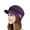 Purple, variant on Holzlrgus Women's Visor Beanie Trendy Warm Hat Winter Wool Lined Elastic Knitted Hat