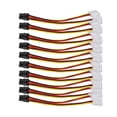 thumbnail image 1 of Peggybuy 10PCS (4 Pin) to PCI-E (6 Pin) Power Converter Adapter Connector, 1 of 3