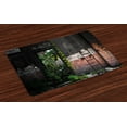 thumbnail image 1 of Ambesonne Industrial Place Mats Set of 4, Bricks Plants, Standard Size, Multicolor, 1 of 4