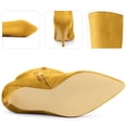 thumbnail image 3 of Unique Bargains Women's Side Zip-Up Pointed Toe Stiletto Heel Knee High Boots, 3 of 5