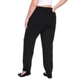 thumbnail image 5 of HDE Womens Plus Size Pull On Pintuck Pants with Pockets Black - 1X, 5 of 7