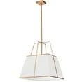 thumbnail image 6 of Dainolite TRA-181P-GLD-CRM 19.5 x 18 x 18 in. 1 Light Gold Pendant with Cream Shade White Fabric Diffuser, 6 of 6