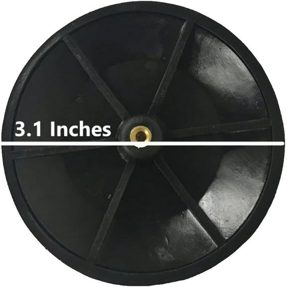 Universal Rubber Toilet Tank Flapper Disk – 3.1 Inch Replacement Part