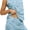 Round Neck-Blue, variant on Pajamas for Women Set Pj Sets Cute Tank Shorts Soft 2 Piece Lounge Set Ladies Sleepwear Summer Pjs