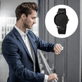 thumbnail image 4 of Reloj de pulsera Reloj de cuarzo simple para estudiantes de moda $ Reloj simple Banda de malla de moda Reloj de pulsera de acero de cuarzo $ Reloj de cuarzo simple de moda, 4 of 5