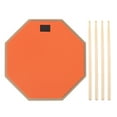 thumbnail image 2 of Drum Practice Pad with Drumsticks, 12Inch, Offering Authentic Stick Rebound for Beginners Extended Practices, 2 of 7