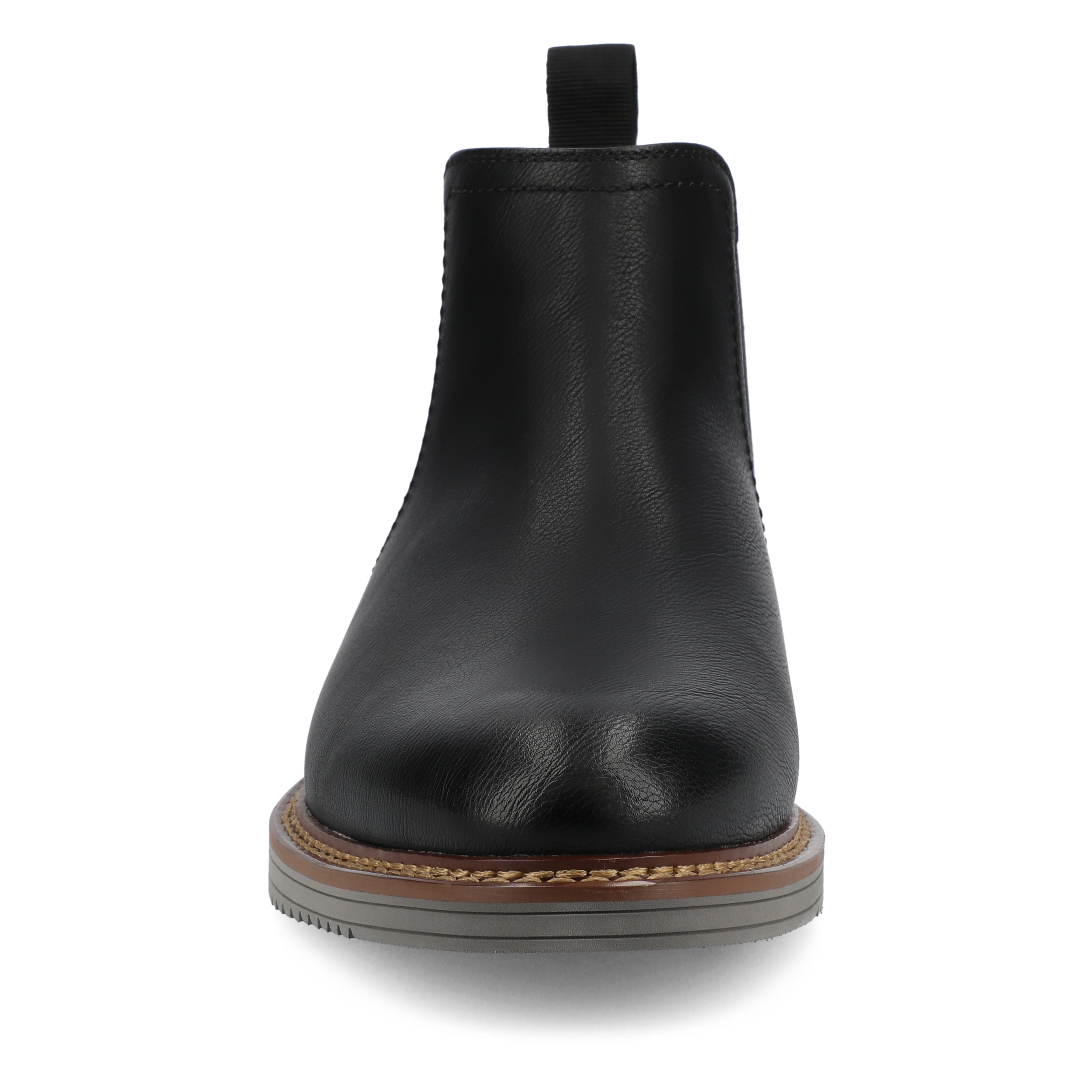 Vance Mens Salter Comfort Plain Toe Flexible Casual Chelsea Boot, Widths Available