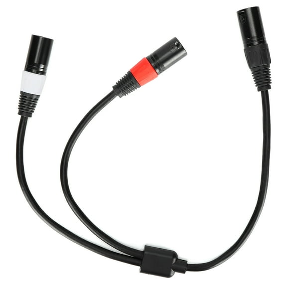 JORINDO JD6079 5Pin XLR Male to 3Pin XLR Male Cable YSplitter Audio Adaptor Cord