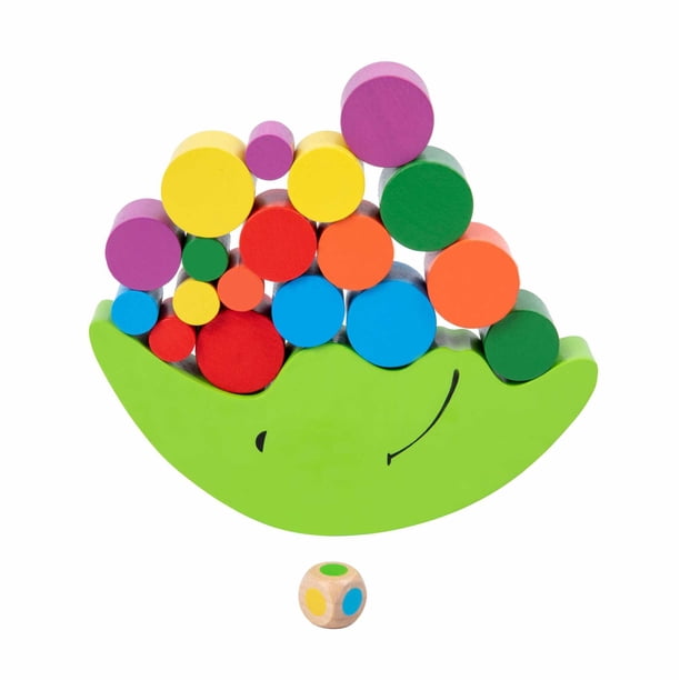 Bloques de construcción de villanos de equilibrio creativo para niños, educación temprana, buena inteligencia, juguetes de madera ensamblados, juego interactivo entre padres e hijos, altura de