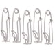 thumbnail image 1 of Fácil, rápido, Señuelo Snap 5pcs Clips de Línea Larga Conectores de Pesca en el Mar Giratorios A Presióni Hebilla para Colgar Con ojo Cerrado Herramienta de Pasador Rápido,, 1 of 7